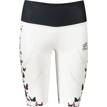 Dámské kalhoty Dámské legíny nad kolena premium ALTISPORT VOJ/ALW022LEG02 BÍLÁ M