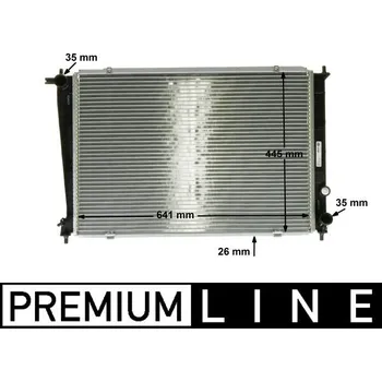 Chladič motoru Chladič, chlazení motoru MAHLE CR 1316 000P