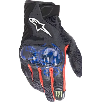 Moto rukavice Rukavice SMX-1 AIR 2 MONSTER FQ20 kolekce, ALPINESTARS (černá/červená/modrá/bílá/zelená) 2026 (Velikost: S)