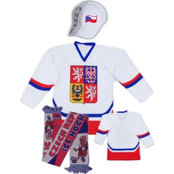 SET HOKEJOVÉ DRESY ČR BÍLÉ Velikost: S