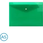 Obal spisový s klopou a drukem A5 Luma, zelený