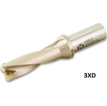 Vrták Těleso vrtáku s válcovou stopkou 3XD - AKKO ATUM 44XD3