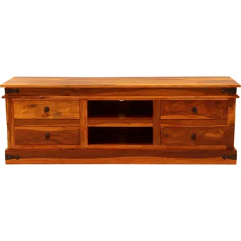 Komoda AV interiery TV komoda JALI TVR 160x45x55 z masívu palisandru Odstín palisandru: super natural