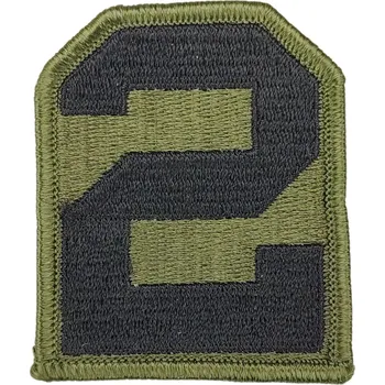 Nášivka ARMÁDNÍ ORIGINÁL US ARMY Nášivka vyšívaná Druhá armáda 2th Second Army US originál