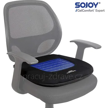Podsedák iGelComfort Sojoy gelový sedák na židli vhodný na cesty