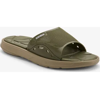 Pánské pantofle Pánské pantofle COQUI MELKER Beige/Army green 43