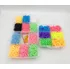 dětská sada na výrobu šperků Alltoys Sada gumiček na výrobu náramků Loom Band box 3000 ks