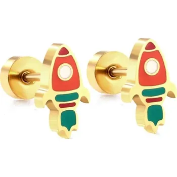 Náušnice Dívčí náušnice z nerezové oceli - 207G