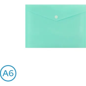 Obálka Obal spisový s klopou a drukem A6 pastel Luma, zelený