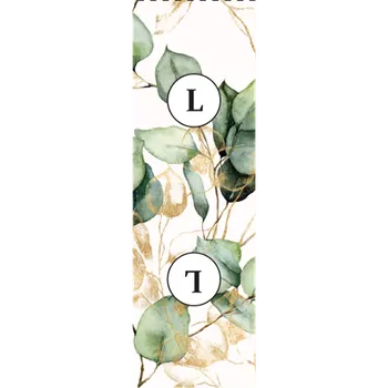 Velikostní štítek na oblečení set 10ks - eukalypt L