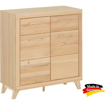 Obývací stěna Malá komoda jádrový buk masiv - BERLIN BERLIN-S01-1N