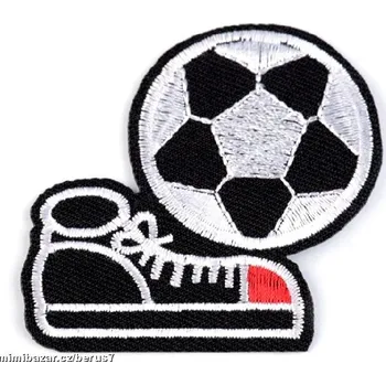 Nášivka-nášivky-nažehlovačky-nažehlovačka MÍČ bota černá