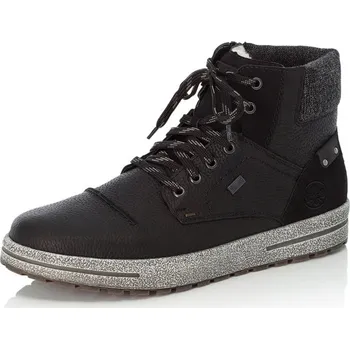 Pánské polobotky Pánská kotníková obuv 30711 RIEKER černá Barva: schwarz/combi, Velikost: 41