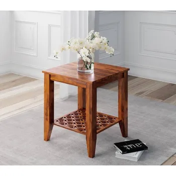 Komoda AV interiery Odkládací stolek MIRA OS 45x45x45 z masívu palisandru Odstín palisandru: super natural