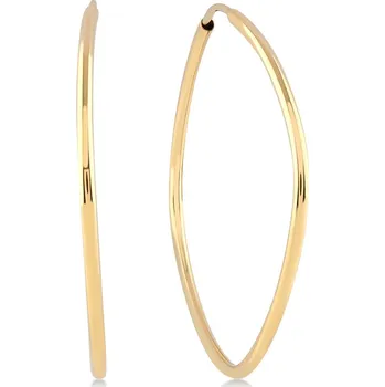 Náušnice Lillian Vassago Zlaté lesklé visací náušnice, čtverec LLV06-GER412