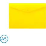 Obal spisový s klopou a drukem A5 neon Luma, žlutý