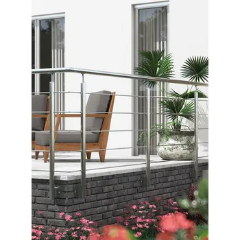 Sada zábradlí PS 500/501 (nerez) Montáž zábradlí: Montované do stěny