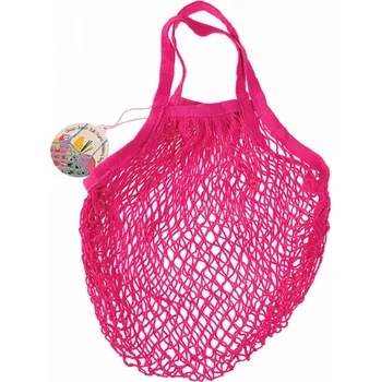 Nákupní taška Růžová taška z organické bavlny - Ekologický a stylový doplněk