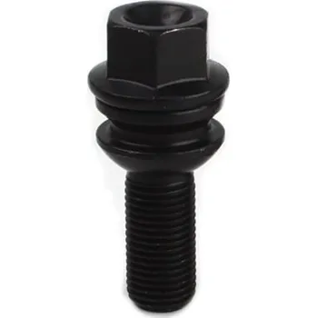 Šroubek na kolo Bimecc Kolový šroub M14x1,5x28 koule R14, klíč 19, černý