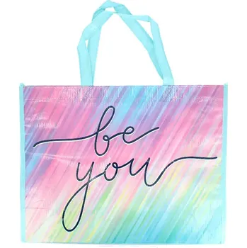 Nákupní taška Nákupní taška Be You - Prostorná taška s motivačním nápisem