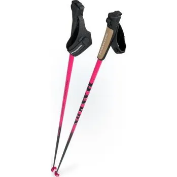 Běžecké lyžování HAAKON běžecké hole Race Lite Pink 2.0 One Click - délka 150 - doprava zdarma