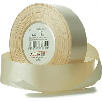 Dárková taška aliga ALIGA stuha 6/32m -62 béžová/4/ ,balení 4 ks 297026