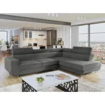 Sedací souprava FAYA - šedá, pravý roh