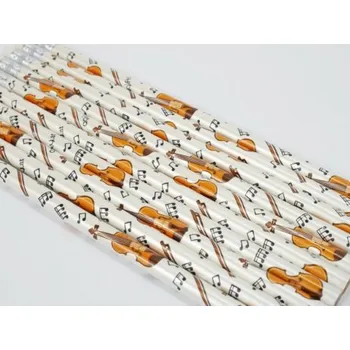 Tužka s potiskem - housle a noty