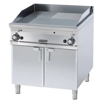 RMgastro RM - FTLR-98G Grilovací deska 76x68 plynová kombinovaná s podestavbou + záruka 3 roky