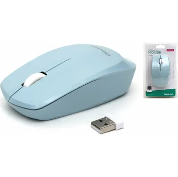 Myš Omega mouse bezdrátová OM229LB světle-modrá