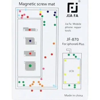 JIAFA magnetická servisní podložka pro opravu iPhone 6 Plus - bílá