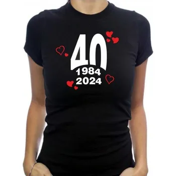 dámské tričko NAROZENINOVÉ 40 XL Bílá