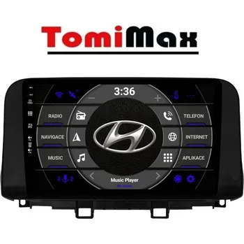 Autorádio TomiMax Hyundai Kona Android 14 autorádio s WIFI, GPS, USB, BT HW výbava: 4 Core 1GB+16GB LOW, Velikost obrazovky: Dotyková obrazovka: 9"