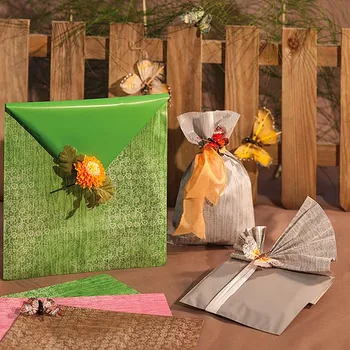 P.N.P. PLAST Dárkový sáček Wood Double 20 x 32 cm ,balení 100 ks 301286