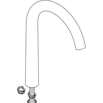 Hansgrohe Náhradní výtokové rameno, chrom 92223000