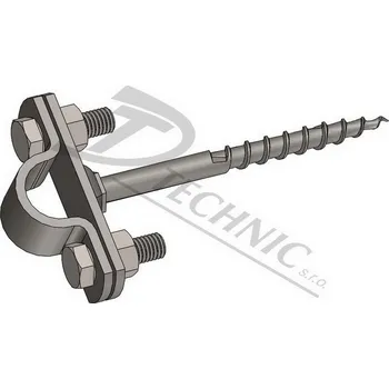 Vrut DOTb vrut 100 d20 ner Držák ochranné trubky a jímače d18-20 s vrutem - 8x100 mm