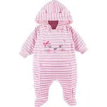 EEVI Kojenecký velurový overal RUN&FUN růžový - 68