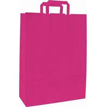 Dárková taška Papírové tašky o rozměru 180 x 80 x 250 mm,růžová