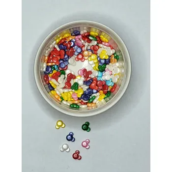 Jedlá dekorace na dort Lucie´s Sprinkles Micky mouse barevný mix 55g: 55g