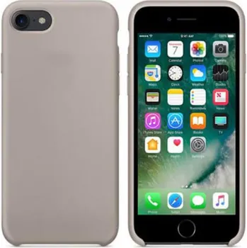 Pouzdro na mobilní telefon Extrapevný silikonový ochranný kryt pro Apple iPhone 8 - šedý