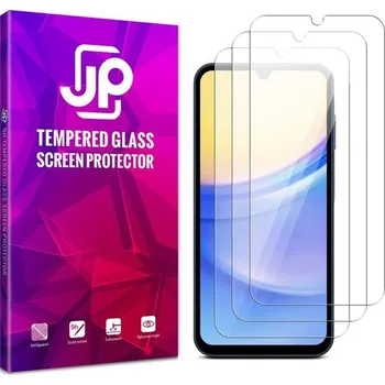 JP Long Pack Tvrzených skel, 3 skla na telefon, Samsung Galaxy A15
