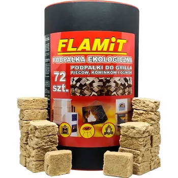 Podpalovač FLAMIT Eco podpalovač do krbového grilu 72 ks