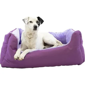 Pelíšek pro psa Samohýl Exclusive Pelech obdélník Rina fialová/fialová 80x60cm