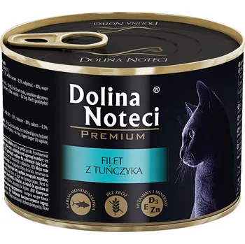 Krmivo pro kočku 12x185g Dolina Noteci Premium pro kočky - filet z tuňáka