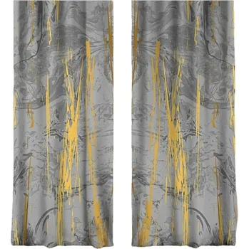 Závěs Závěsy v šedo-zlaté barvě v sadě 2 ks 140x260 cm – Mila Home ID_1551348