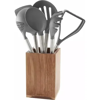 Sada kuchyňského náčiní KingHoff 6dílná sada akátového kuchyňského náčiní Kinghoff KH-1325