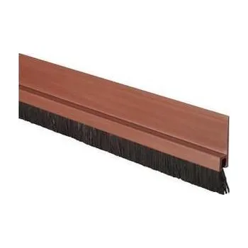 PROPER Lišta dveřní samolepící štětinová hnědá 100cm
