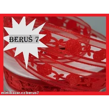 Stuha stuha - stuhy - mašle červená