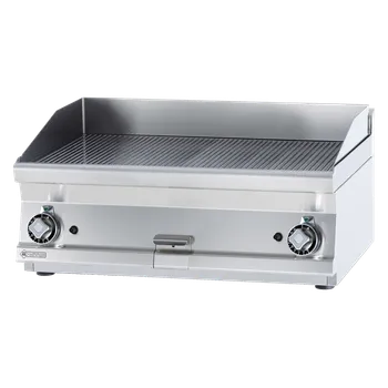 RMgastro RM - FTRT-68G Grilovací deska 80x45 plynová rýhovaná bez podestavby + záruka 3 roky