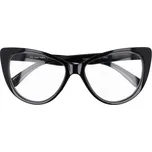 Černé čiré kočičí brýle "Clear Cat"